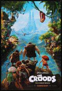 3g238 CROODS style A int'l advance DS 1sh 2013 cool image from CG prehistoric adventure comedy!