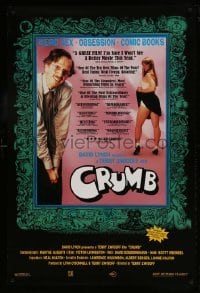 3g241 CRUMB 1sh 1995 underground comic book artist and writer, Robert Crumb!