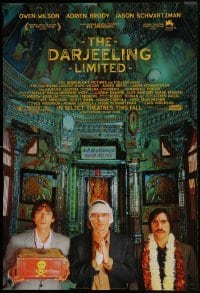 3g244 DARJEELING LIMITED style A advance DS 1sh 2007 Wes Anderson, Owen Wilson, Brody, Schwartzman!