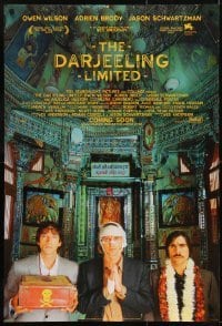 3g245 DARJEELING LIMITED style A int'l advance DS 1sh 2007 Wes Anderson, Owen Wilson, Brody, Schwartzman!