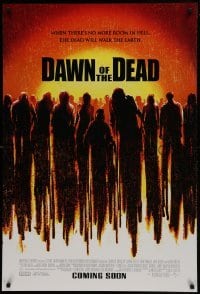 3g256 DAWN OF THE DEAD advance DS 1sh 2004 Sarah Polley, Ving Rhames, Jake Weber, remake!