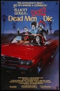 3g261 DEAD MEN DON'T DIE 1sh 1990 Elliott Gould, Melissa Sue Sanderson, wacky Craig zombie art!