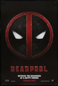 3g263 DEADPOOL style A int'l teaser DS 1sh 2016 Reynolds, Marvel, the beginning of a happy ending!