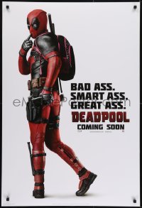 3g264 DEADPOOL style C int'l teaser DS 1sh 2016 wacky Ryan Reynolds posing w/outrageous tagline!