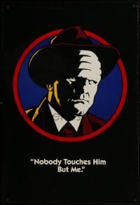 3g271 DICK TRACY teaser DS 1sh 1990 cool art of R.G. Armstrong as Pruneface!