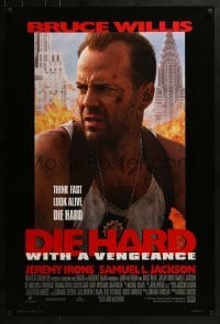 3g276 DIE HARD WITH A VENGEANCE style B DS 1sh 1995 Bruce Willis, Jeremy Irons, Samuel L. Jackson