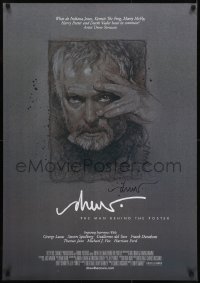 3g285 DREW: THE MAN BEHIND THE POSTER signed 27x39 1sh 2013 by artist Drew Struzan, self-portrait!