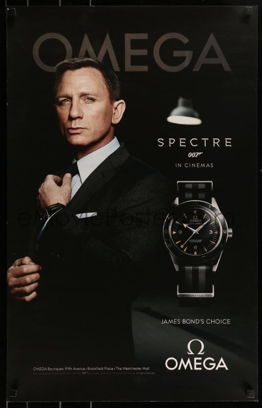 eMoviePoster.com: 3k309 SPECTRE 21x33 advertising poster 2015 Daniel ...