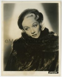 3m652 MARLENE DIETRICH 8x10.25 still 1951 great portrait in fur coat from No Highway in the Sky!