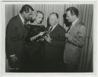 3m723 NORTH BY NORTHWEST candid 8x10.25 still 1959 Alfred Hitchcock, Cary Grant, Mason & Saint!