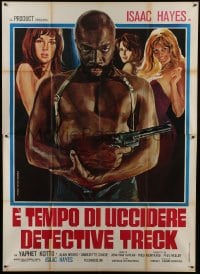 3p515 TRUCK TURNER Italian 2p 1976 different Piovano art of Isaac Hayes & sexy naked ladies!