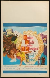 3p187 SNOW WHITE & THE THREE STOOGES WC 1961 ice skater Carol Heiss + Moe, Larry & Joe!