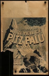 3p225 WHITE HELL OF PITZ PALU WC 1929 directed by G.W. Pabst, Leni Riefenstahl, Arnold Fanck, rare!