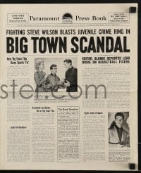 3x563 BIG TOWN SCANDAL pressbook 1947 underground basketball gamblers caught fixing big game!