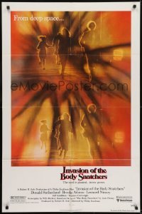 3y426 INVASION OF THE BODY SNATCHERS 1sh 1978 Kaufman classic remake of sci-fi thriller!