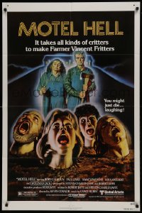 3y581 MOTEL HELL 1sh 1980 it takes all kinds of critters to make Farmer Vincent Fritters!