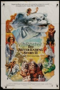 3y613 NEVERENDING STORY 2 DS 1sh 1991 George Miller sequel, Jonathan Brandis, an all new adventure!