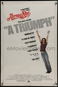 3y621 NORMA RAE style B 1sh 1979 Sally Field, story of a woman with the courage to risk everything!