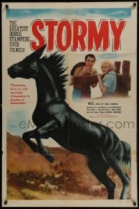 3y812 STORMY 1sh R1948 wonderful images of Noah Beery Jr., Jean Rogers and Rex!