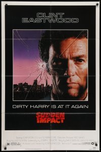 3y822 SUDDEN IMPACT 1sh 1983 Clint Eastwood is at it again as Dirty Harry, great image!