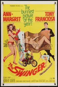 3y834 SWINGER 1sh 1966 super sexy Ann-Margret, Tony Franciosa, it swings like nothing ever swung!