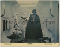 3z883 STAR WARS color 11x14 still 1977 George Lucas classic sci-fi, Darth Vader & Stormtroopers!