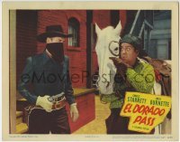 3z523 EL DORADO PASS LC #5 1948 masked Charles Starrett as The Durango Kid with Smiley Burnette!