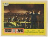 3z524 ELMER GANTRY LC #7 1960 bogus preacher Burt Lancaster by people at table with chimp!