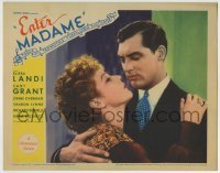 3z526 ENTER MADAME LC 1935 best romantic close up of Cary Grant & Elissa Landi, ultra rare!