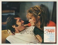 3z537 FIVE EASY PIECES LC #8 1970 c/u of Jack Nicholson & Karen Black, directed by Bob Rafelson!