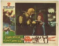 3z548 FRANKENSTEIN MEETS THE SPACE MONSTER/CURSE OF VOODOO LC #6 1965 sexy girl & alien monster!