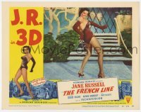 3z550 FRENCH LINE 3D LC #3 1954 Howard Hughes, best image of sexy Jane Russell doing THAT dance!