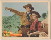 3z553 FRONTIER SCOUT LC 1938 George Houston as Wild Bill Hickok with pretty smiling Beth Marion!