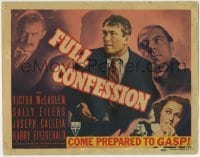 3z089 FULL CONFESSION TC 1939 Victor McLaglen, Sally Eilers, Joseph Calleia, Barry Fitzgerald!