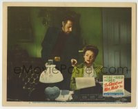 3z561 GHOST & MRS. MUIR LC #4 1047 Rex Harrison standing behind Gene Tierney at typewriter!