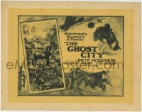 3z093 GHOST CITY TC 1923 cowboy Pete Morrison in Universal's stampede of thrills, serial!