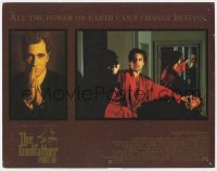 3z573 GODFATHER PART III LC 1990 Francis Ford Coppola, Al Pacino & Andy Garcia pointing gun!