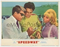 3z875 SPEEDWAY LC #6 1968 c/u of race car driver Elvis Presley, sexy Nancy Sinatra & Bill Bixby!