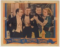 3z877 SPIRIT OF NOTRE DAME signed LC 1931 by BOTH Lew Ayres & William Bakewell, who are in tuxedos!