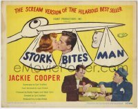 3z295 STORK BITES MAN TC 1947 Jackie Cooper & Meg Randall have a baby, delivered of course by bird!