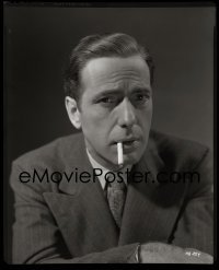 4d159 MALTESE FALCON 8x10 negative 1941 famous iconic smoking portrait of Humphrey Bogart!