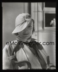 4d138 JOAN CRAWFORD 8x10 negative 1934 iconic early portrait at MGM probably by George Hurrell!