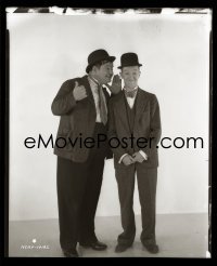 4d148 LAUREL & HARDY 8x10 negative 1920s great portrait of the legendary comedy duo at MGM!