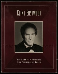 4h303 CLINT EASTWOOD souvenir program book 1996 American Film Institute Life Achievement Award!