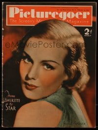 4h914 PICTUREGOER English magazine February 13, 1937 Frances Farmer, from usherette to star!