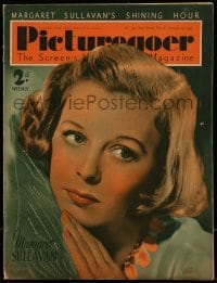 4h950 PICTUREGOER English magazine January 14, 1939 great cover portrait of Margaret Sullavan!