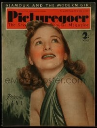 4h966 PICTUREGOER English magazine June 17, 1939 cover portrait of pretty Priscilla Lane!