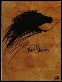 4h289 BLACK STALLION souvenir program book 1979 Kelly Reno, Teri Garr, great horse artwork!