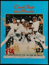 4h297 CAN'T STOP THE MUSIC souvenir program book 1980 great images of The Village People!