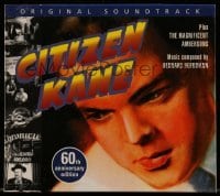 4h110 CITIZEN KANE soundtrack CD 2001 Orson Welles, original score by Bernard Herrmann!